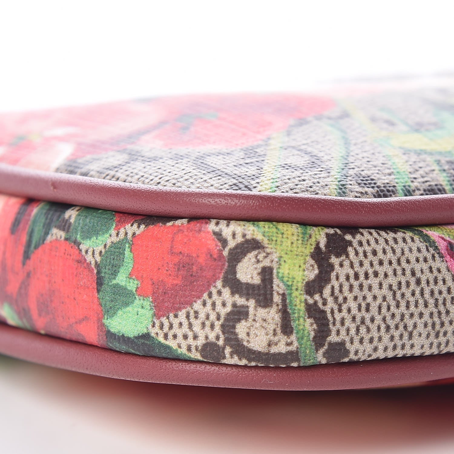 Gucci GG Supreme Monogram Blooms Mini Chain Bag Beige Multicolor Dry Rose 6 of 10