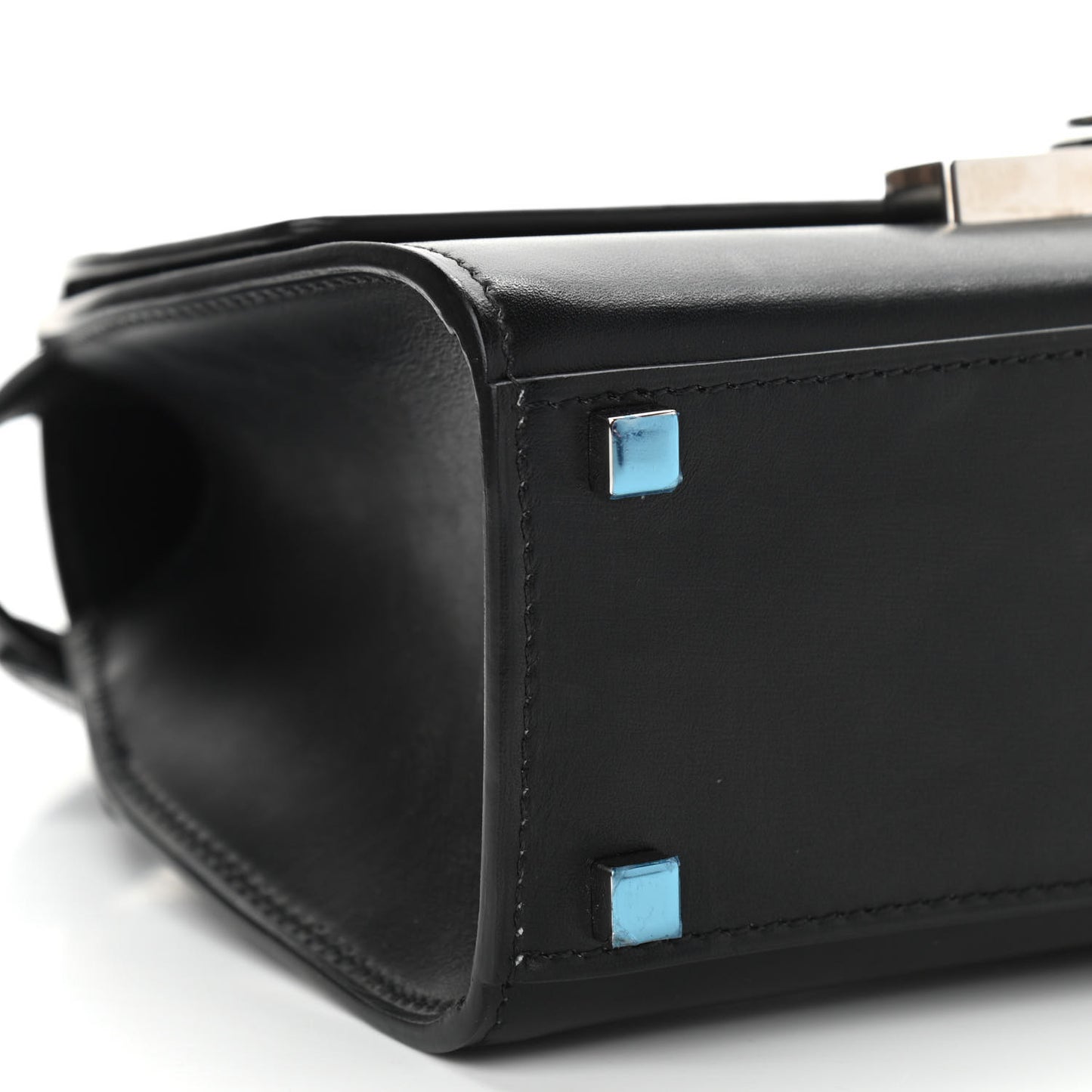 Box Calfskin Rejane BB Black