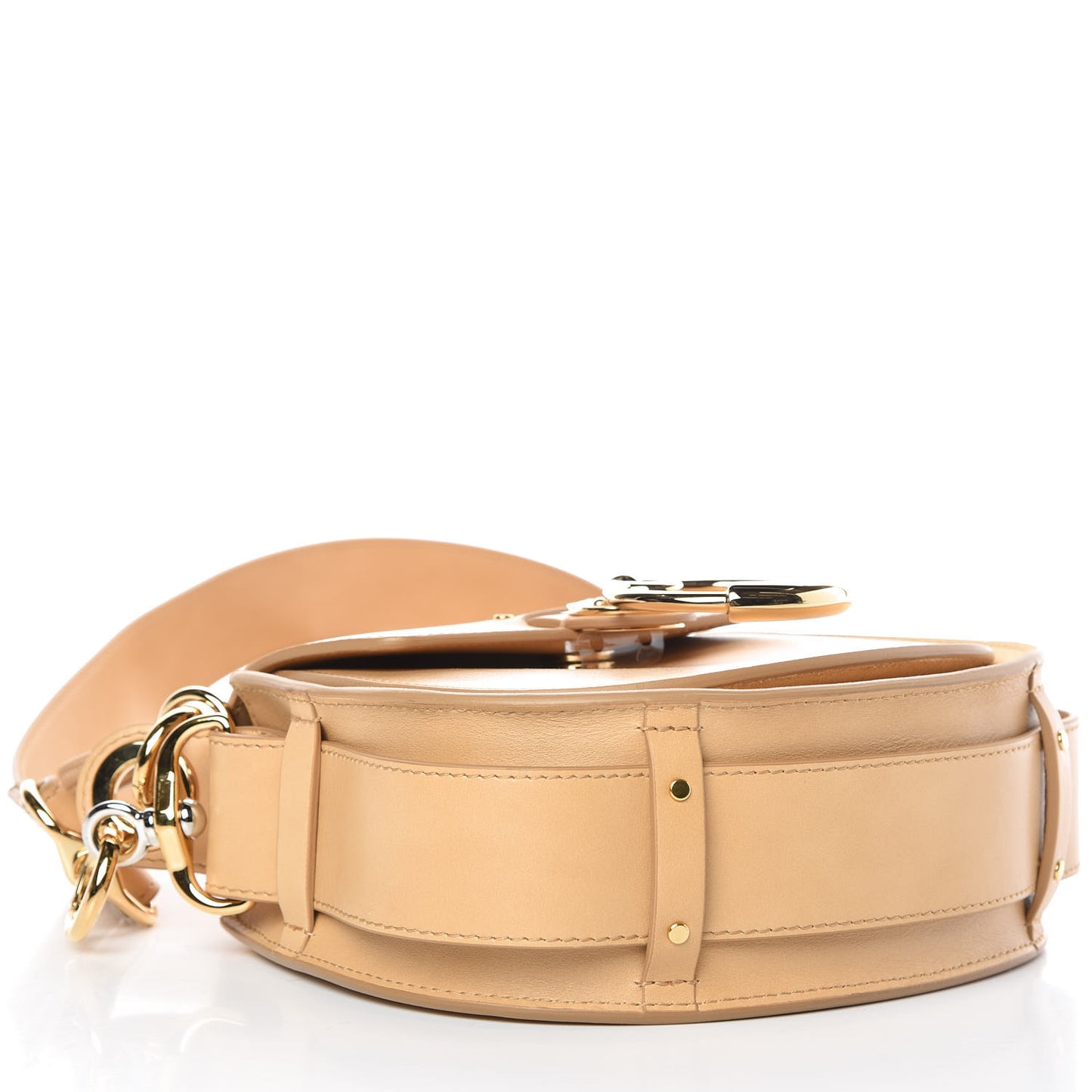 Calfskin Small Tess Bag Bleached Brown