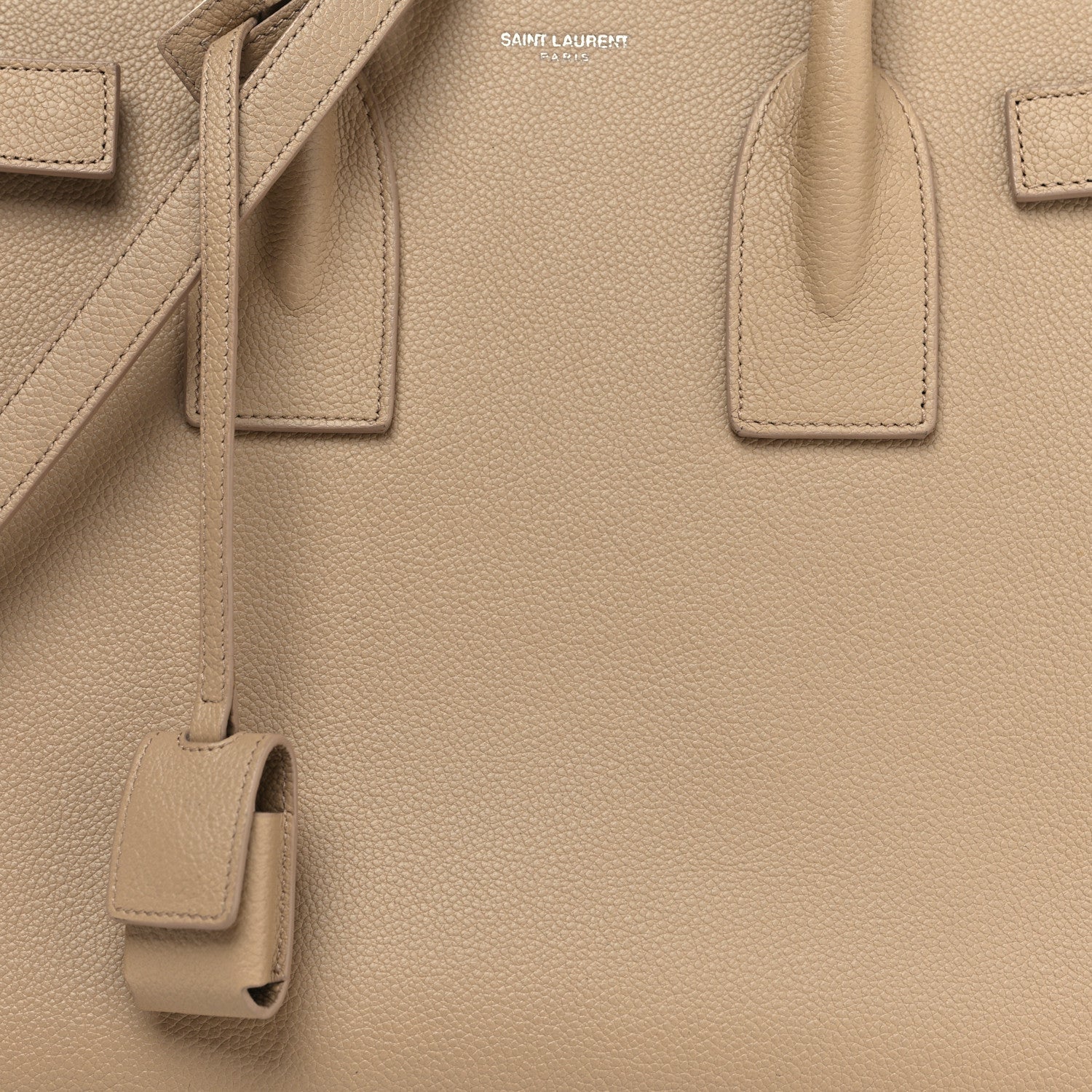 Saint Laurent Grained Calfskin Small Sac De Jour Nude Powder 9 of 12