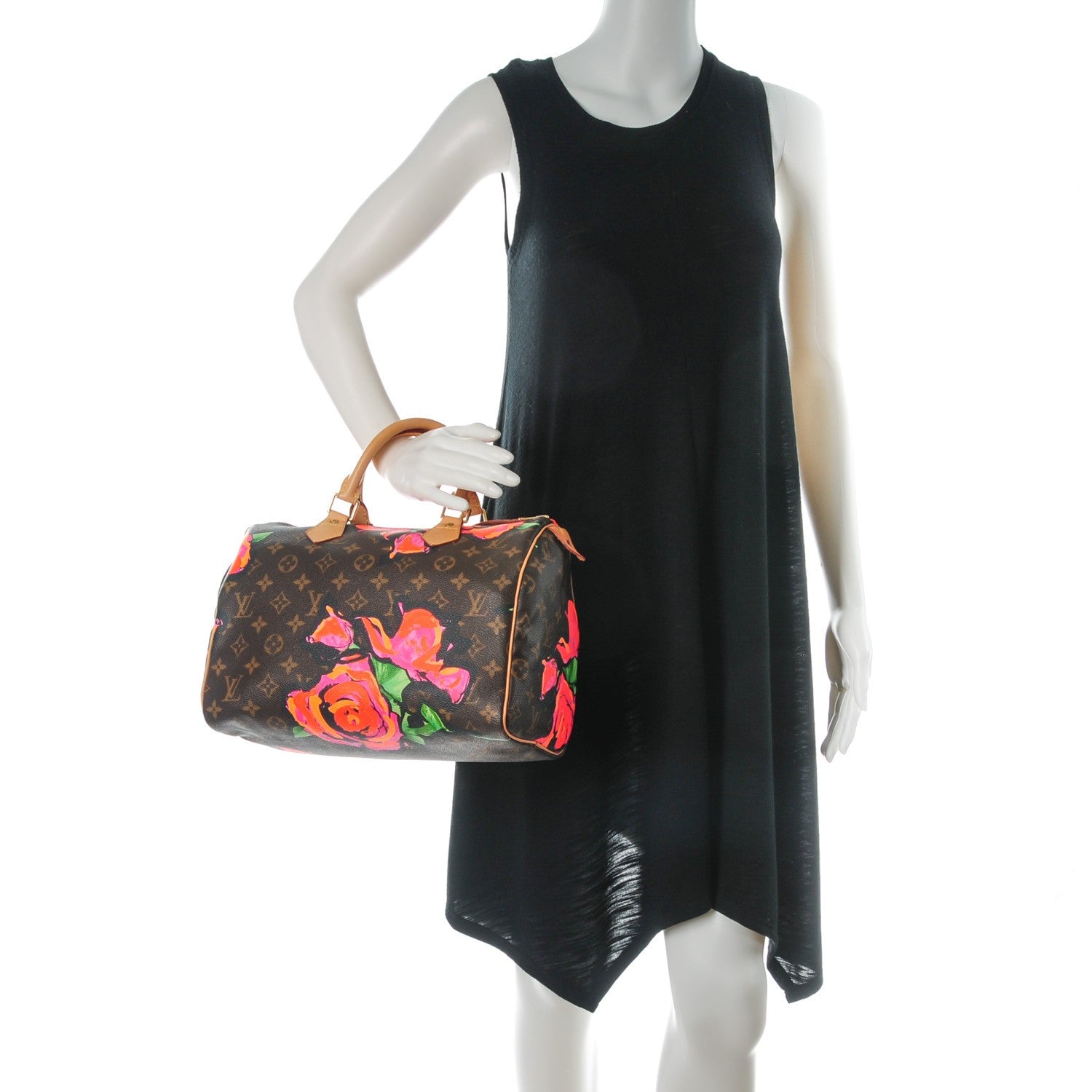 Louis Vuitton Monogram Roses Speedy 30 2 of 7