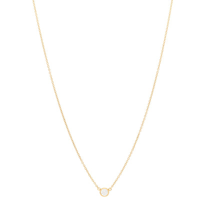 Tiffany 18K Yellow Gold Diamond .21ct Elsa Peretti Diamonds by the Yard Pendant Necklace 1 of 4