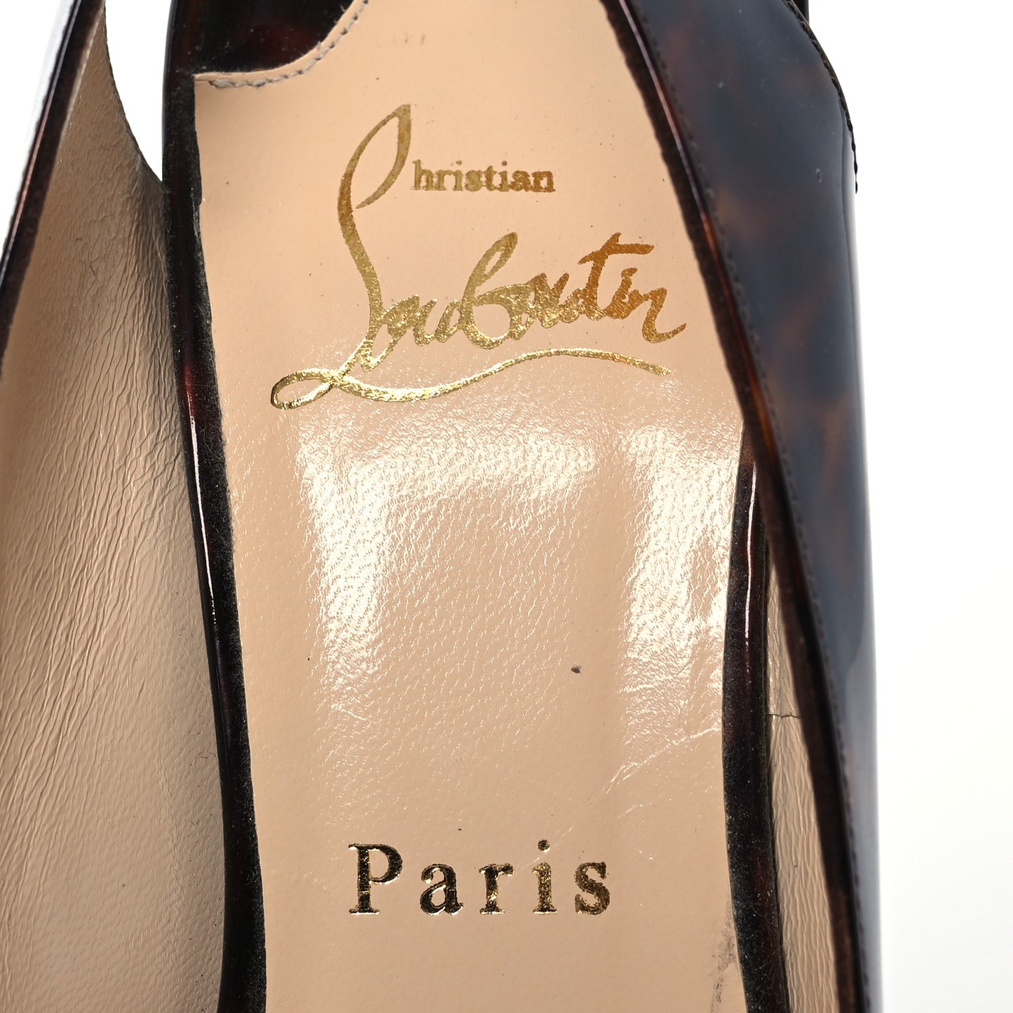 Patent Tortoiseshell New Marpoil 120 Slingback Pumps 39 Tartaruga