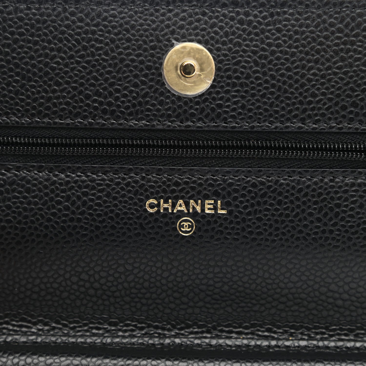 Chanel Caviar Quilted Wallet On Chain WOC Black 6 of 10