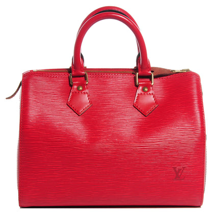 Louis Vuitton Epi Speedy 25 Rouge 1 of 7