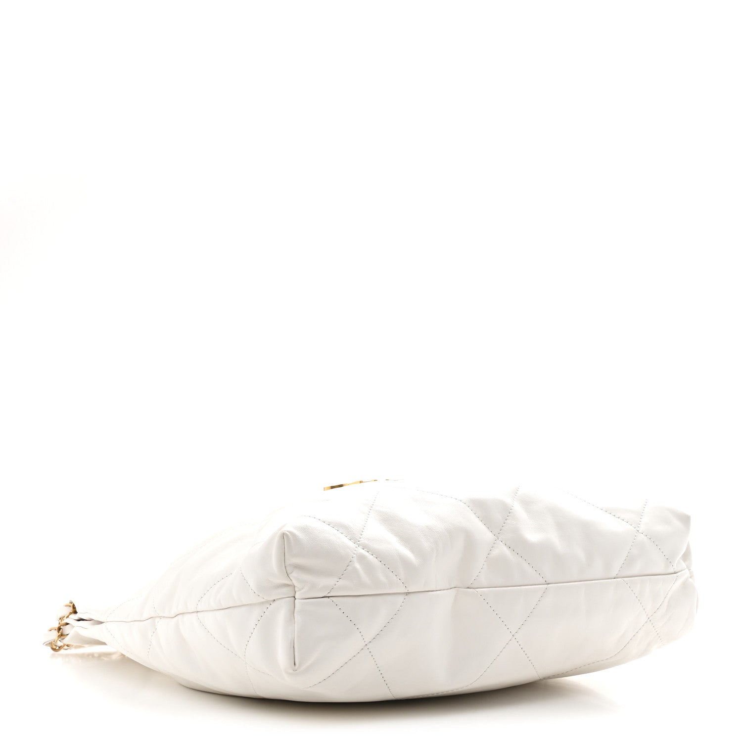 Chanel Shiny Calfskin Quilted Small Chanel 22 White 4 of 10