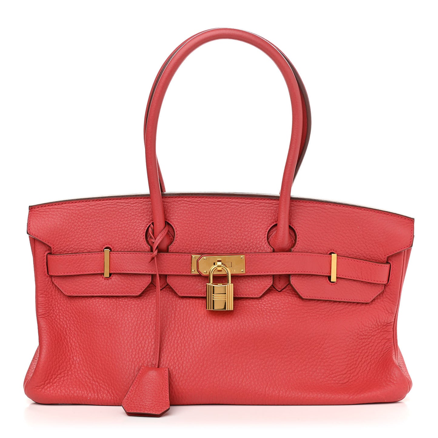 Taurillon Clemence JPG Shoulder Birkin II 42 Bougainvillea