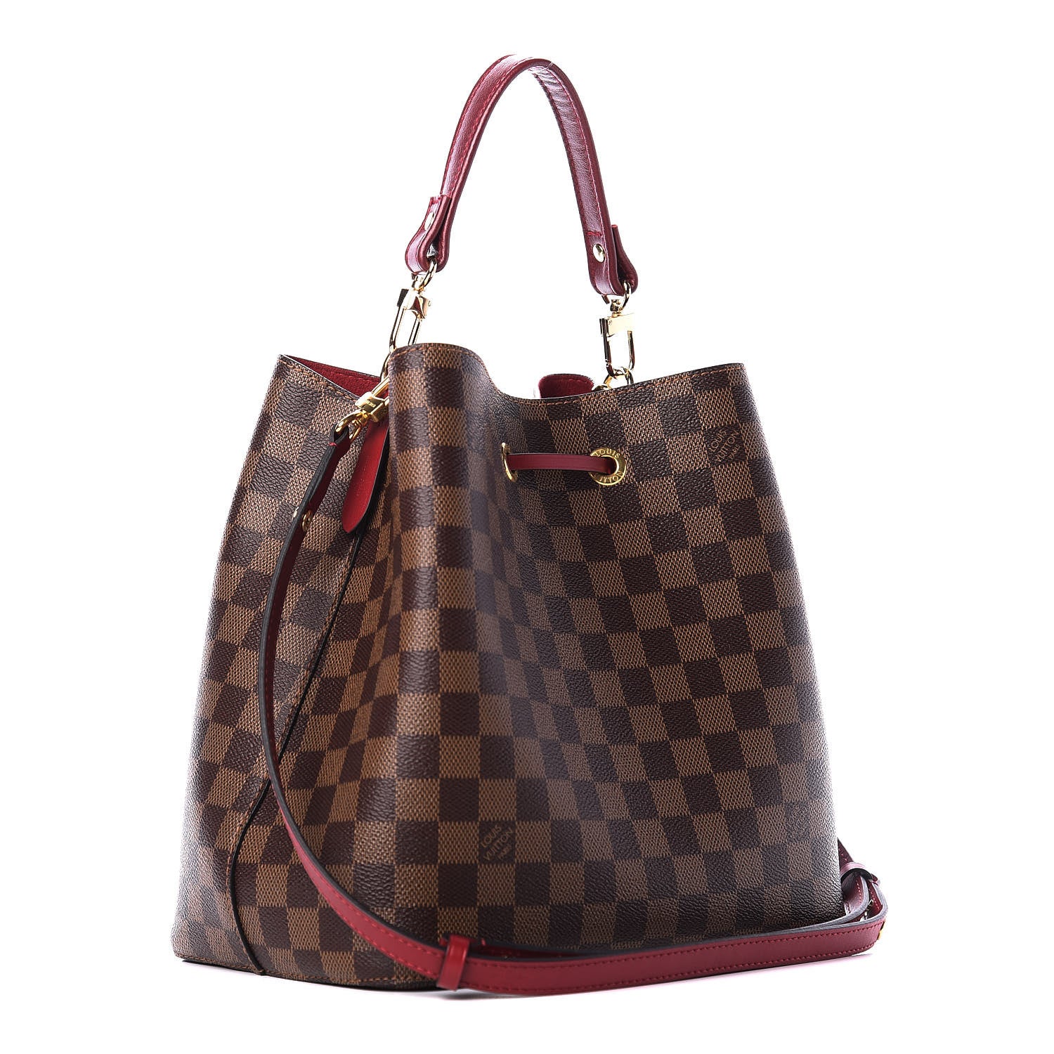 Louis Vuitton Damier Ebene Neonoe MM Cherry Berry 2 of 8