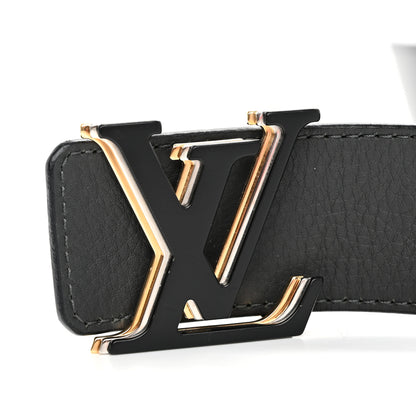 Louis Vuitton Calfskin 40mm LV Optic Reversible Belt 95 38 95 38 Black Anthracite Gray 95/38 Black Anthracite Gray 6 of 6