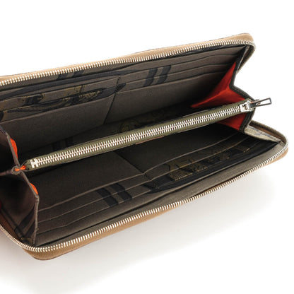 Hermes Epsom Silk'in Wallet Etoupe 5 of 7
