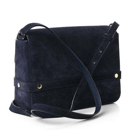 Jimmy Choo Suede Small Lexie Crossbody Blue 3 of 10