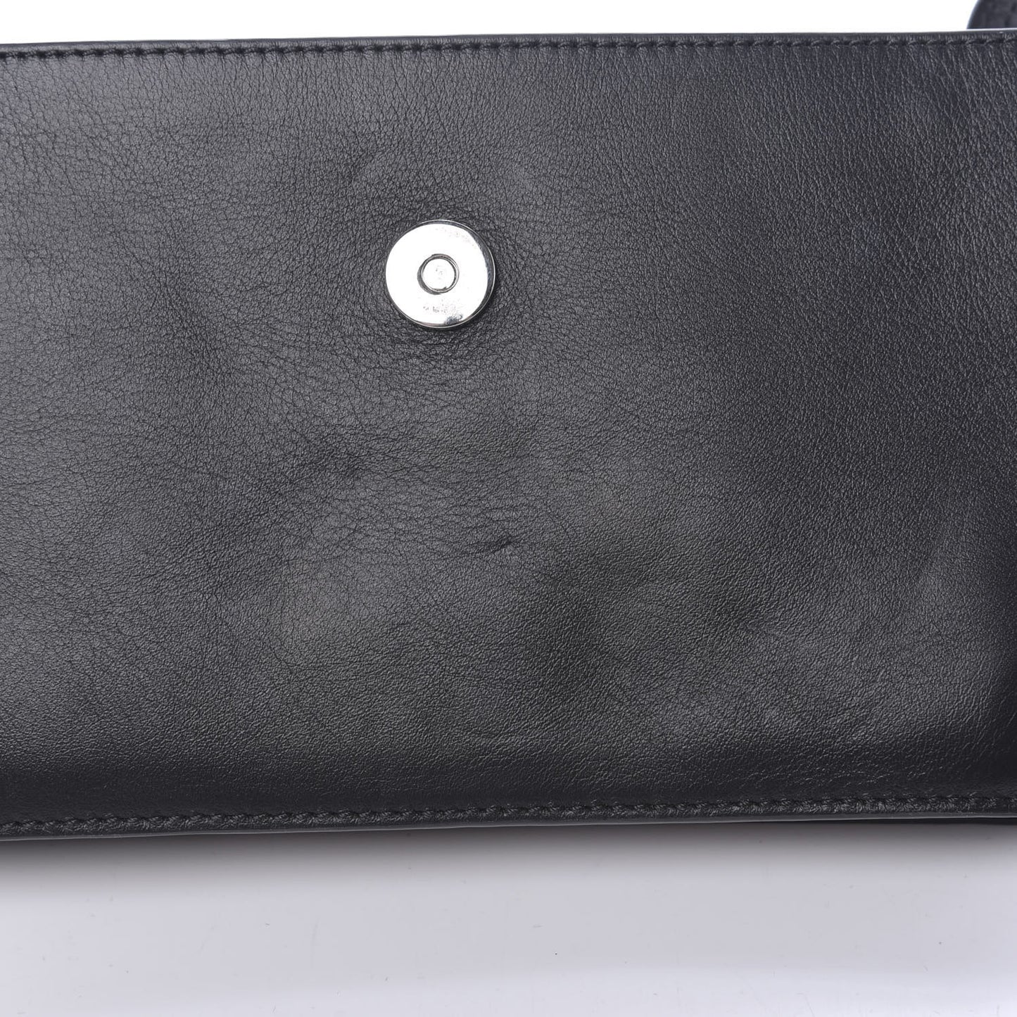 Suede Calfskin Small Faye Shoulder Bag Black