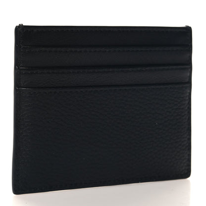 Christian Dior X SHAWN STUSSY Grained Calfskin Ox Head Card Holder Black 3 of 7