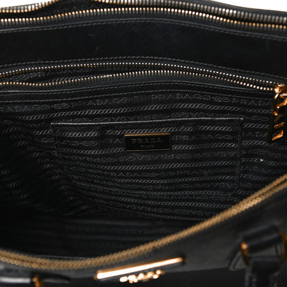 Prada Saffiano Large Galleria Double Zip Tote Black 6 of 14