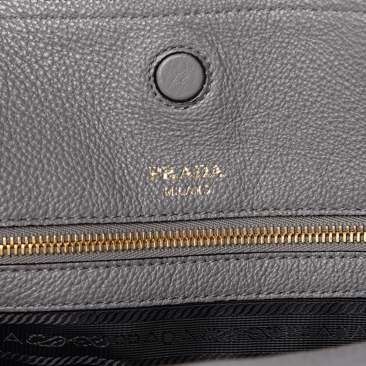 Prada Vitello Daino Pocket Shopping Tote Marmo 6 of 11