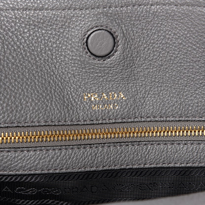 Prada Vitello Daino Pocket Shopping Tote Marmo 6 of 11