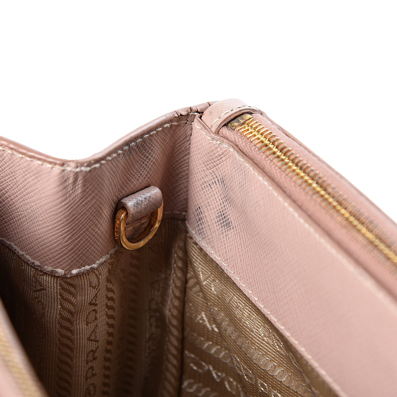 Prada Saffiano Medium Galleria Double Zip Tote Cammeo 6 of 9