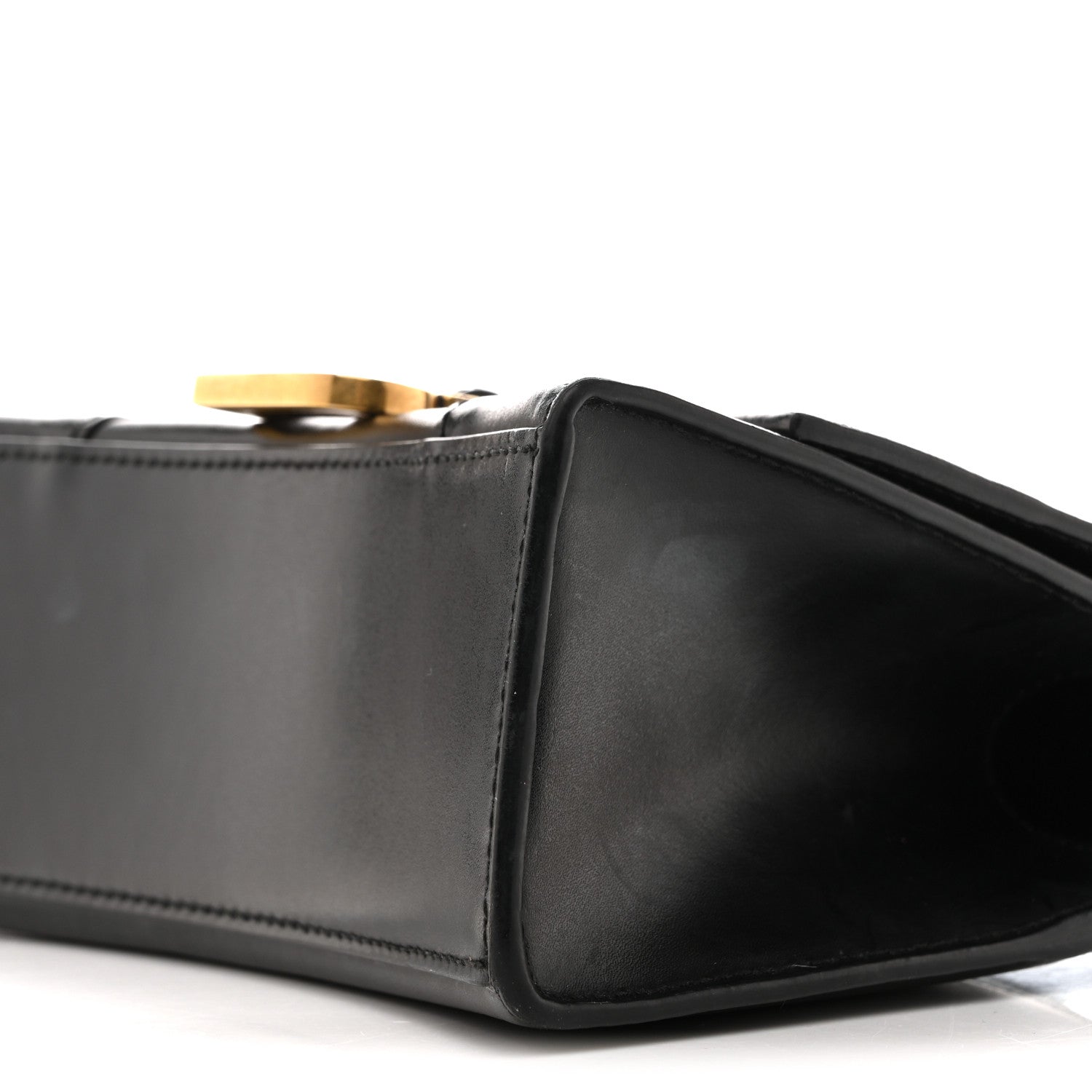 Balenciaga Shiny Box Calfskin Hourglass Top Handle Bag XS Black 10 of 17