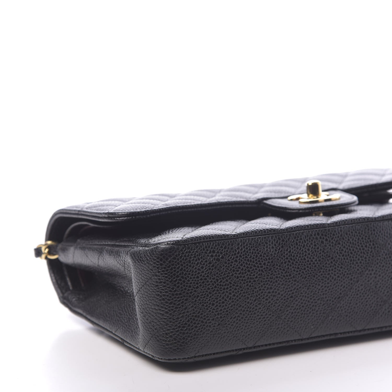 Chanel Caviar Quilted Medium Double Flap Black 8 of 11