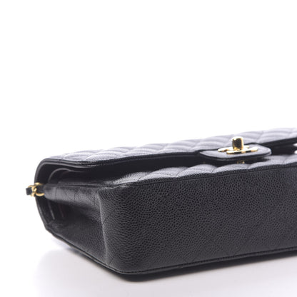 Chanel Caviar Quilted Medium Double Flap Black 8 of 11