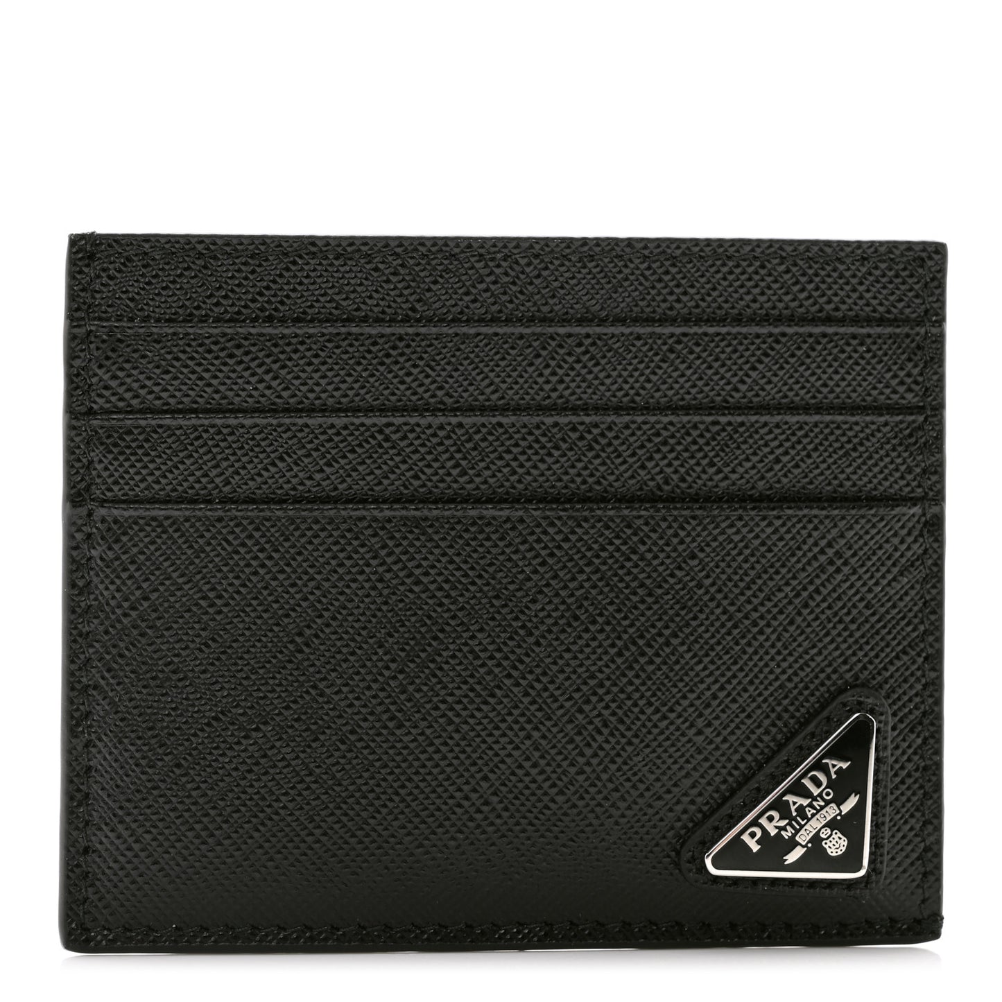 Saffiano Card Case Black