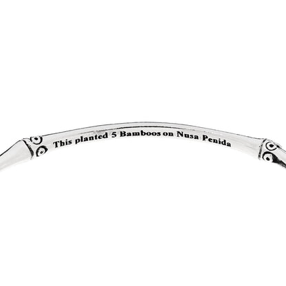 John Hardy Sterling Silver Bamboo Bangle Bracelet Set of 2 4 of 4