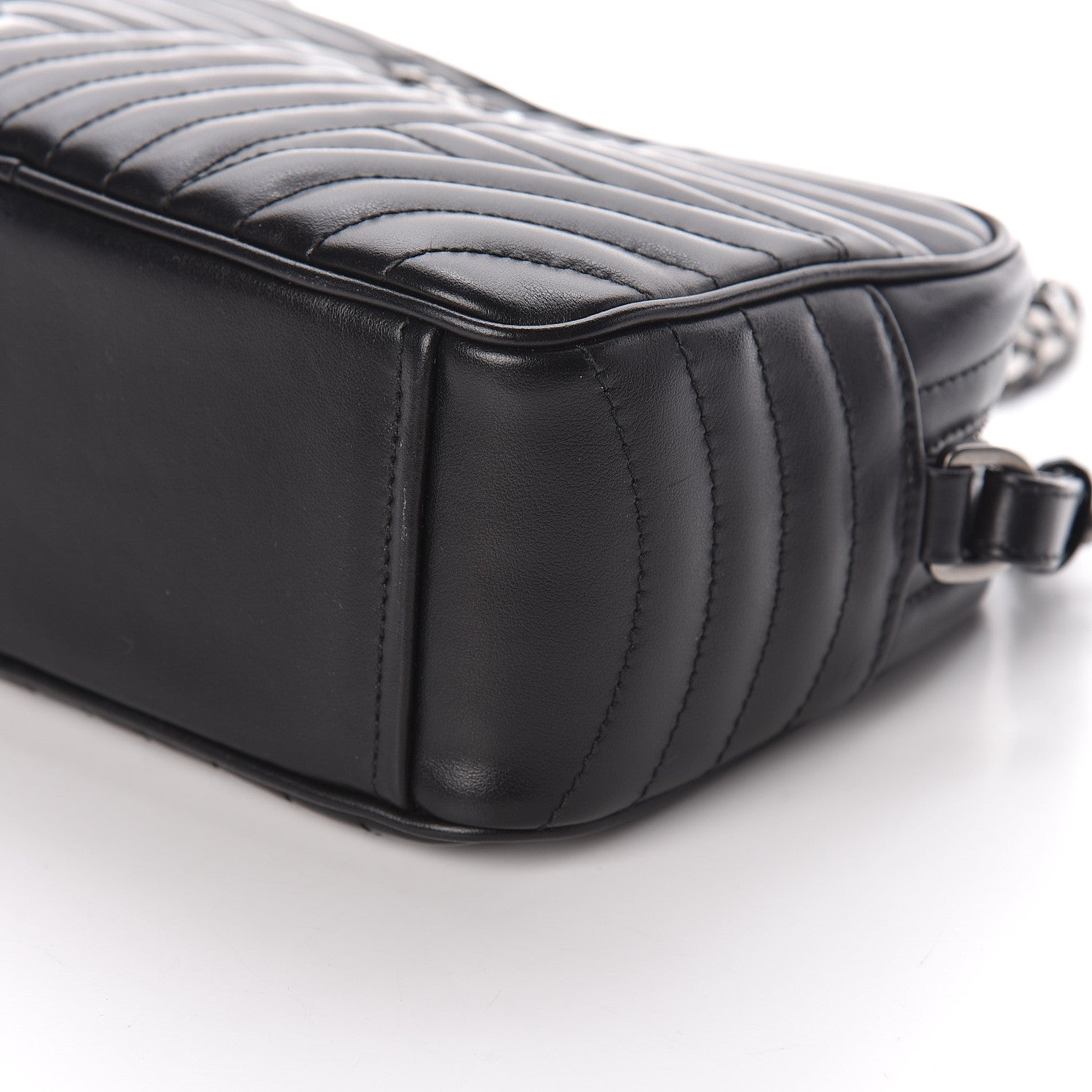 Prada Soft Calfskin Diagramme Crossbody Bag Black 6 of 9