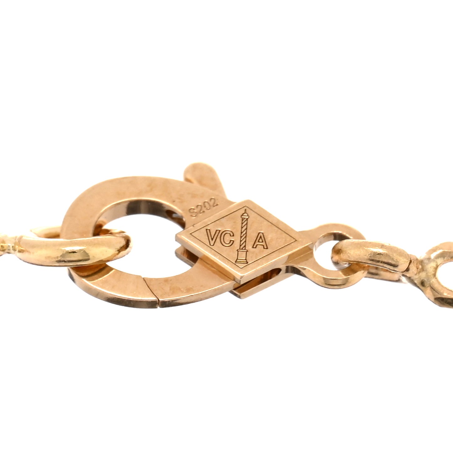 18K Yellow Gold 3 Motifs Byzantine Alhambra Bracelet