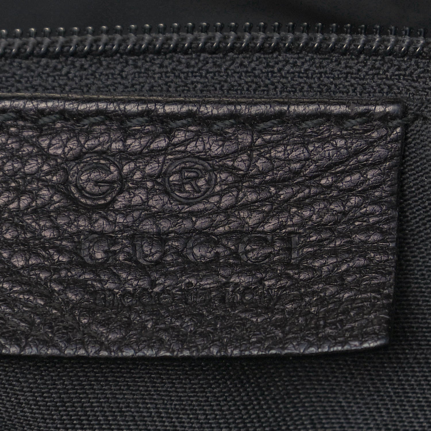 Gucci Guccissima Full Moon Tote Black 6 of 11