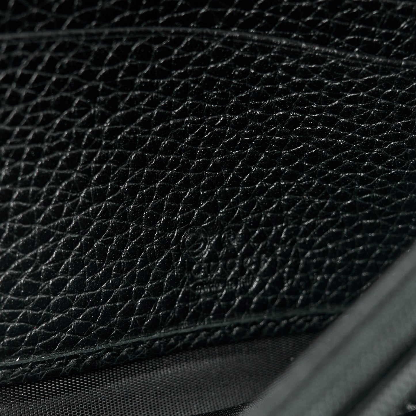 Pebbled Calfskin Large Soho Continental Wallet Black