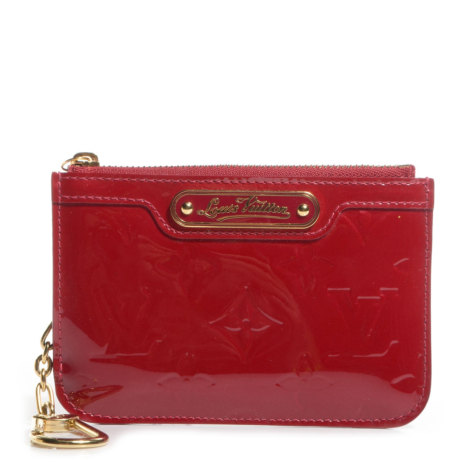 Louis Vuitton Vernis Key Pouch Pomme D'Amour 1 of 8