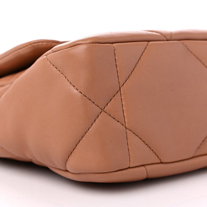 Chanel Lambskin Quilted Medium Chanel 19 Flap Brown 7 of 8