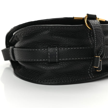 Chloe Calfskin Mini Marcie Round Crossbody Bag Black 9 of 13