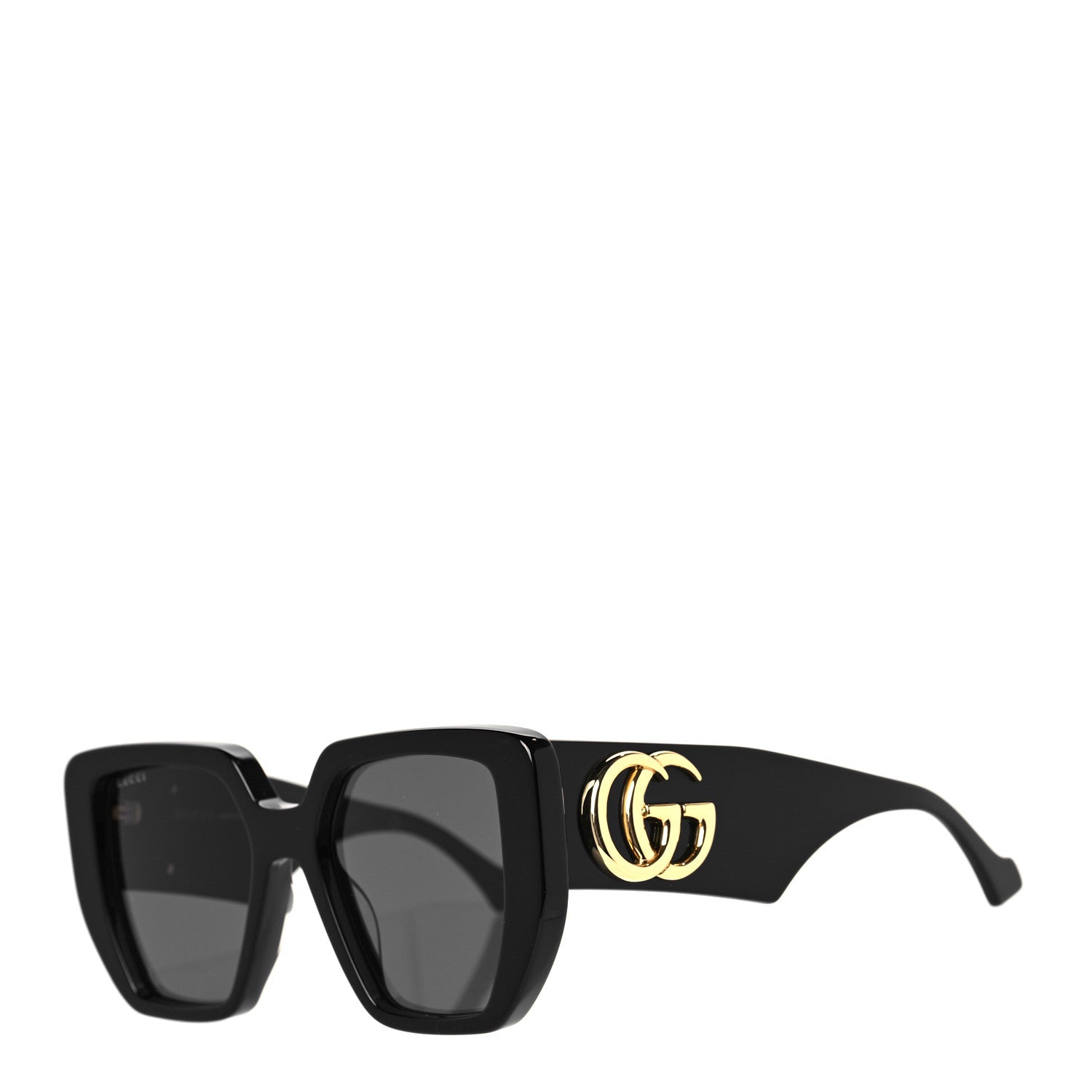 Gucci Acetate Square Frame Sunglasses GG0956S Black 1 of 8