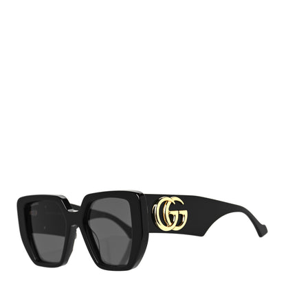 Gucci Acetate Square Frame Sunglasses GG0956S Black 1 of 8