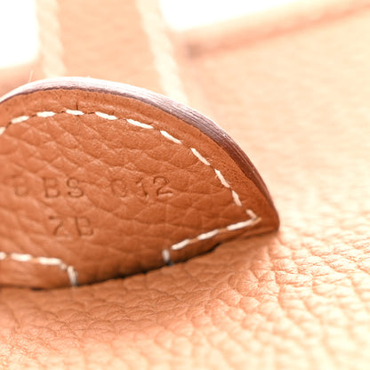 Hermes Taurillon Clemence Evelyne III PM Gold 7 of 11