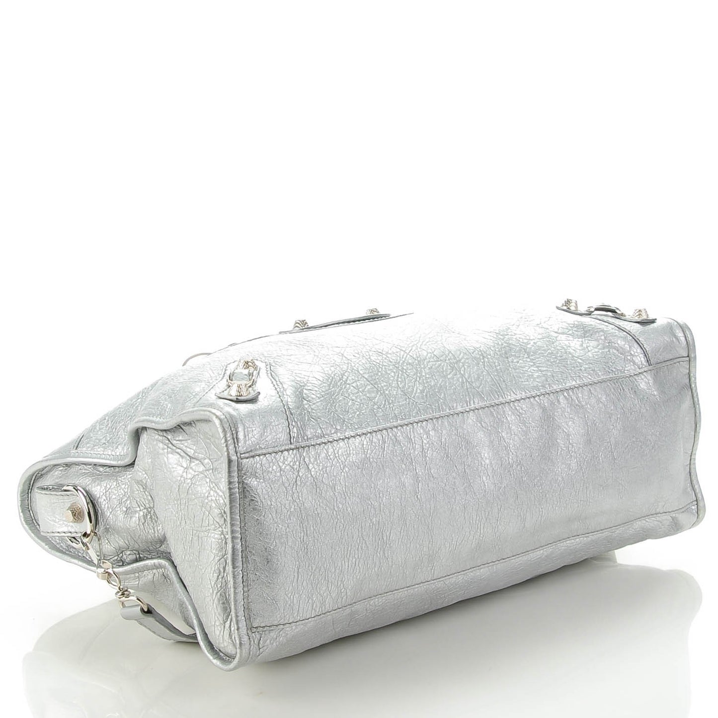 Agneau Giant 12 Silver Hardware City Gris Aluminum