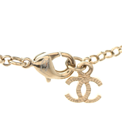 Chanel Pearl CC Star Drop Necklace Gold 5 of 5