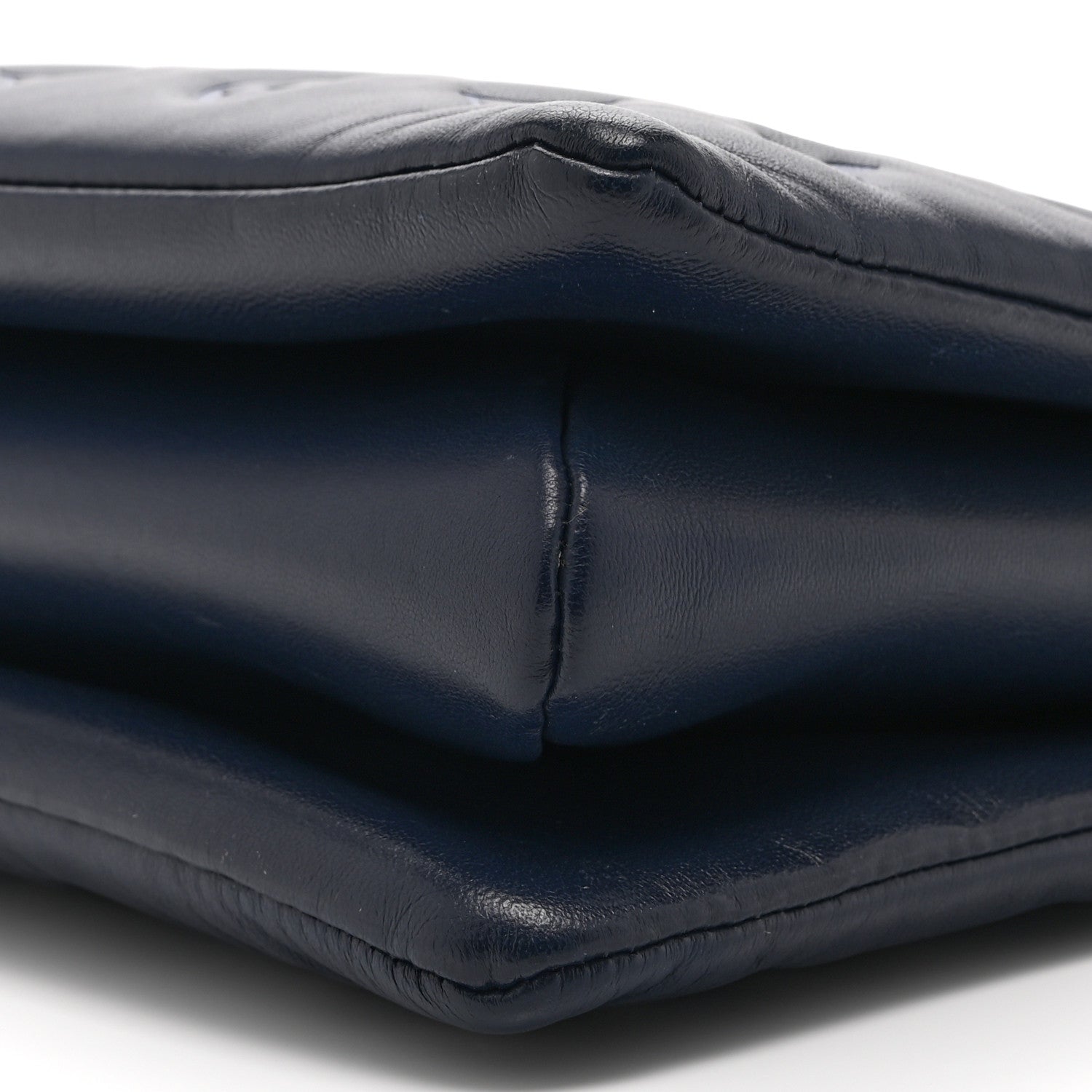 Louis Vuitton Lambskin Embossed Monogram Coussin PM Denim Blue 20 of 21
