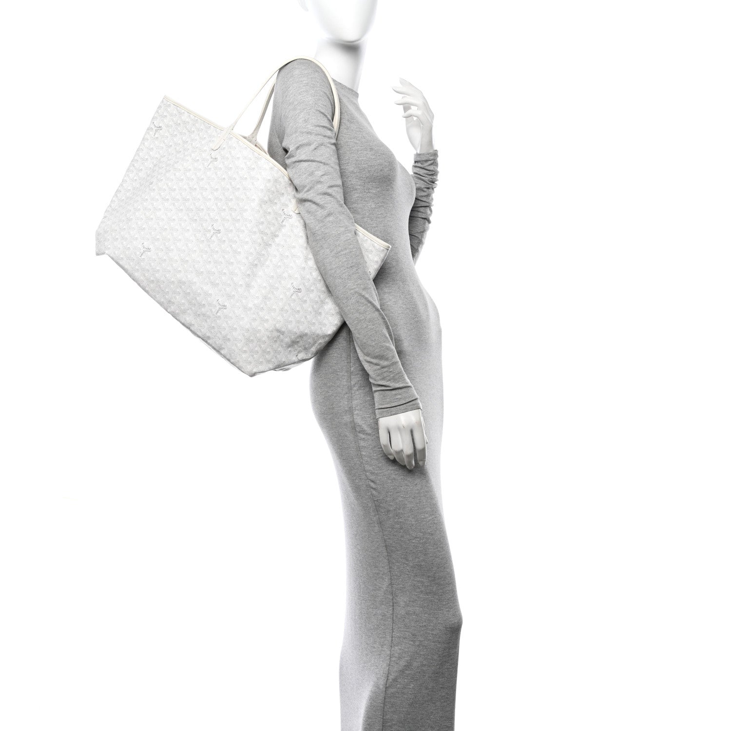 Goyard Goyardine Saint Louis GM White 2 of 18
