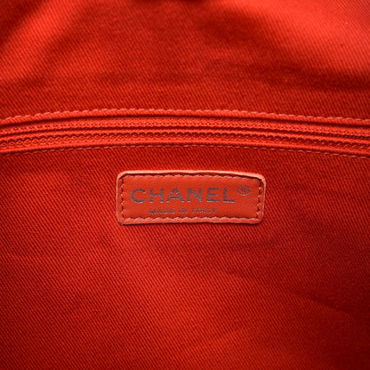 Chanel Calfskin Perforated Up In The Air Shoulder Bag Red 6 of 7