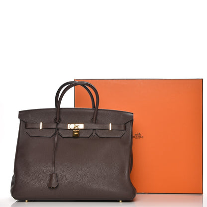 Hermes Togo Birkin 40 Chocolate 29 of 29