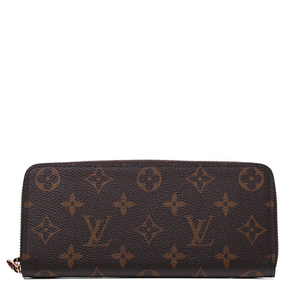Louis Vuitton Monogram Clemence Wallet Fuchsia 1 of 8