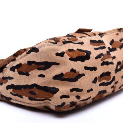 Fendi Calf Hair Leopard Print Mama Baguette Brown 6 of 15