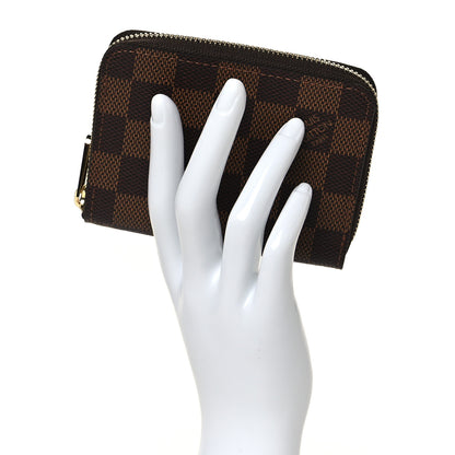 Louis Vuitton Damier Ebene Zippy Coin Purse 2 of 8