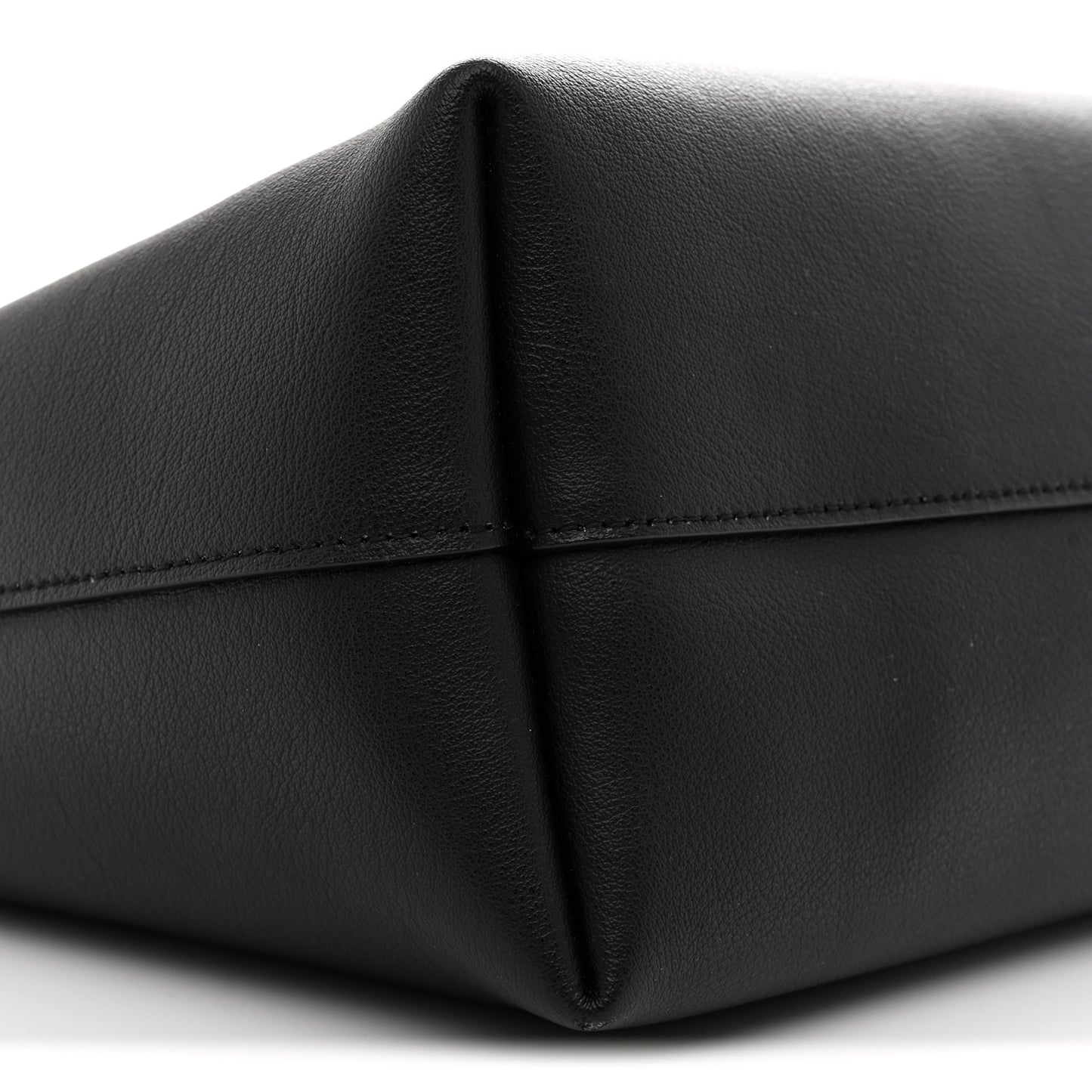 Calfskin Large Shopping Tote Black