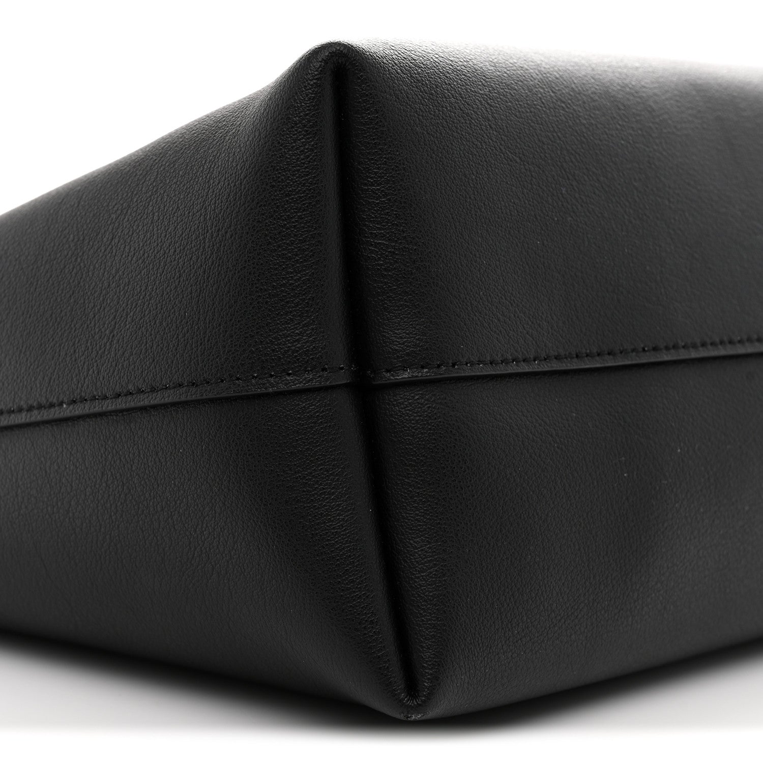 Saint Laurent Calfskin Large Shopping Tote Black 10 of 12