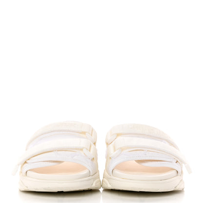 Christian Dior Technical Fabric Camouflage D-Wander Slide Sandals 37 White 2 of 13
