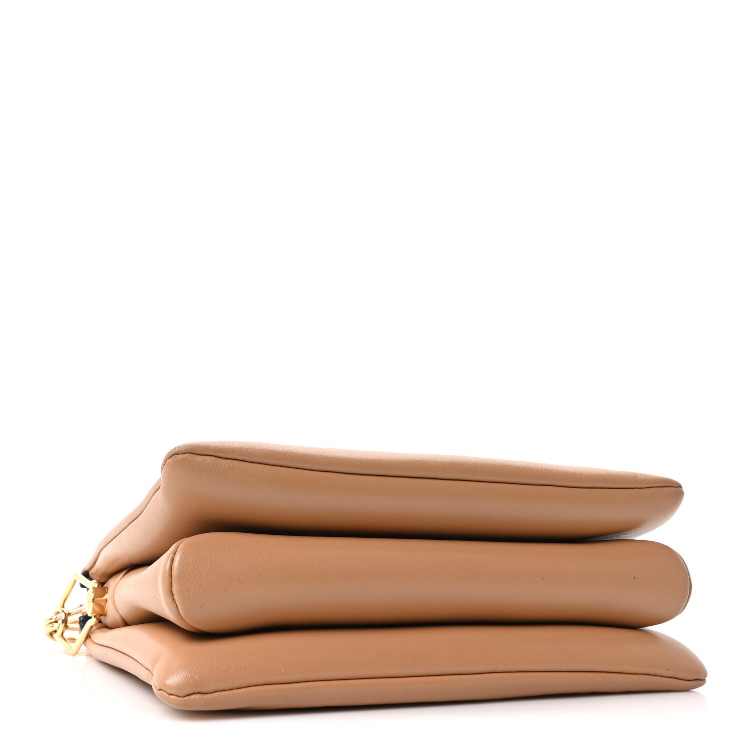 Louis Vuitton Lambskin Embossed Monogram Coussin PM Camel 3 of 9