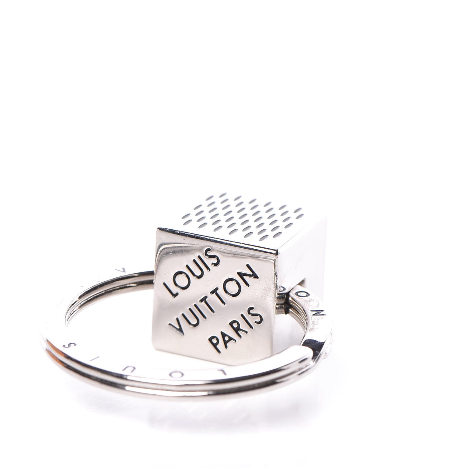 Louis Vuitton Damier Cube Key Holder Silver 4 of 7